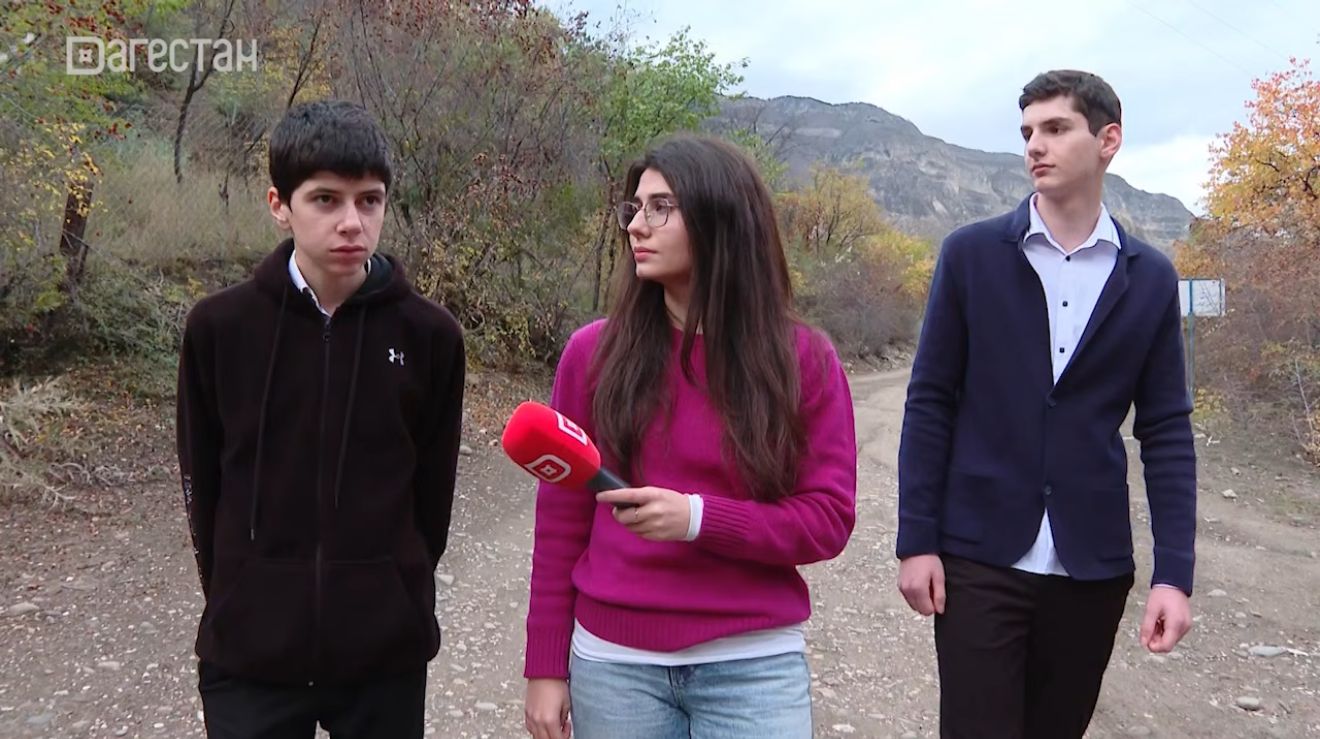 Дагестанские школьники спасли жизнь человеку