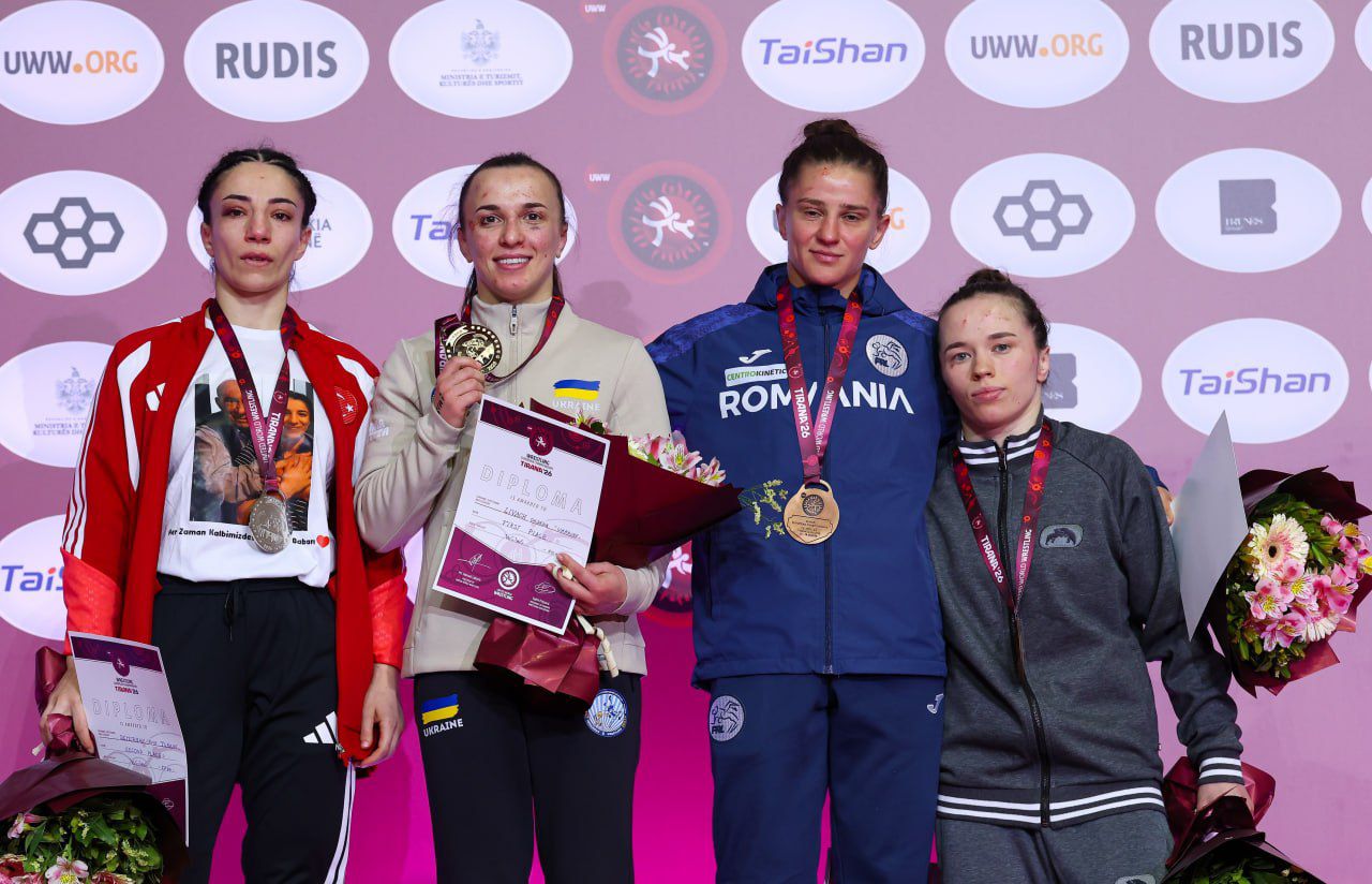 Дагестанка Елизавета Смирнова стала бронзовым призером чемпионата Европы по женской борьбе, который проходит в Тиране (Албания)