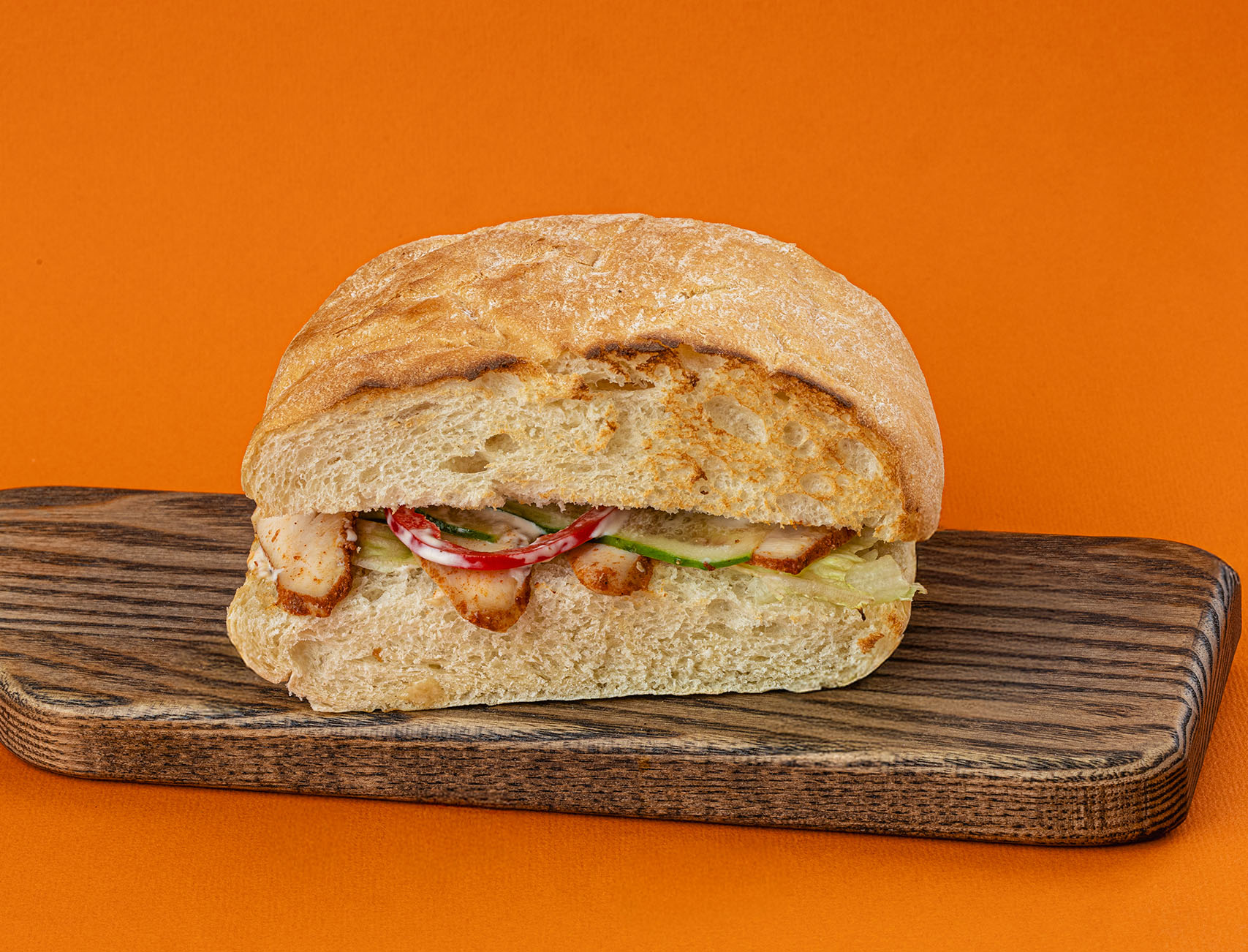 Чиабатта Курочка с овощами