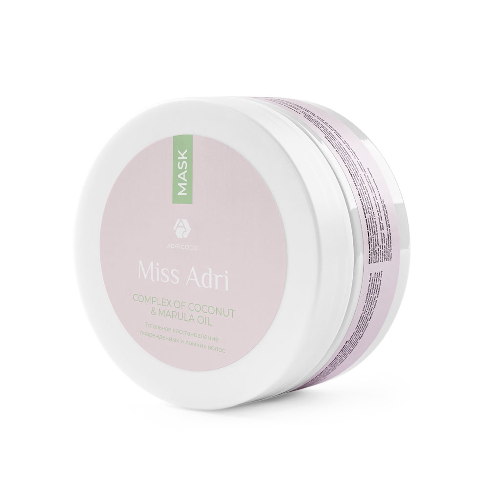 ВОССТАНОВЛЕНИЕ маска 200мл Miss Adri Complex of coconut & marula oil