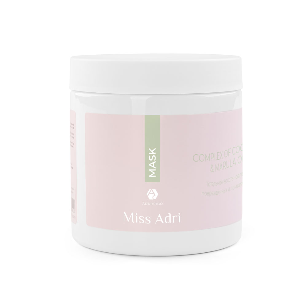 ВОССТАНОВЛЕНИЕ маска 500мл Miss Adri Complex of coconut & marula oil