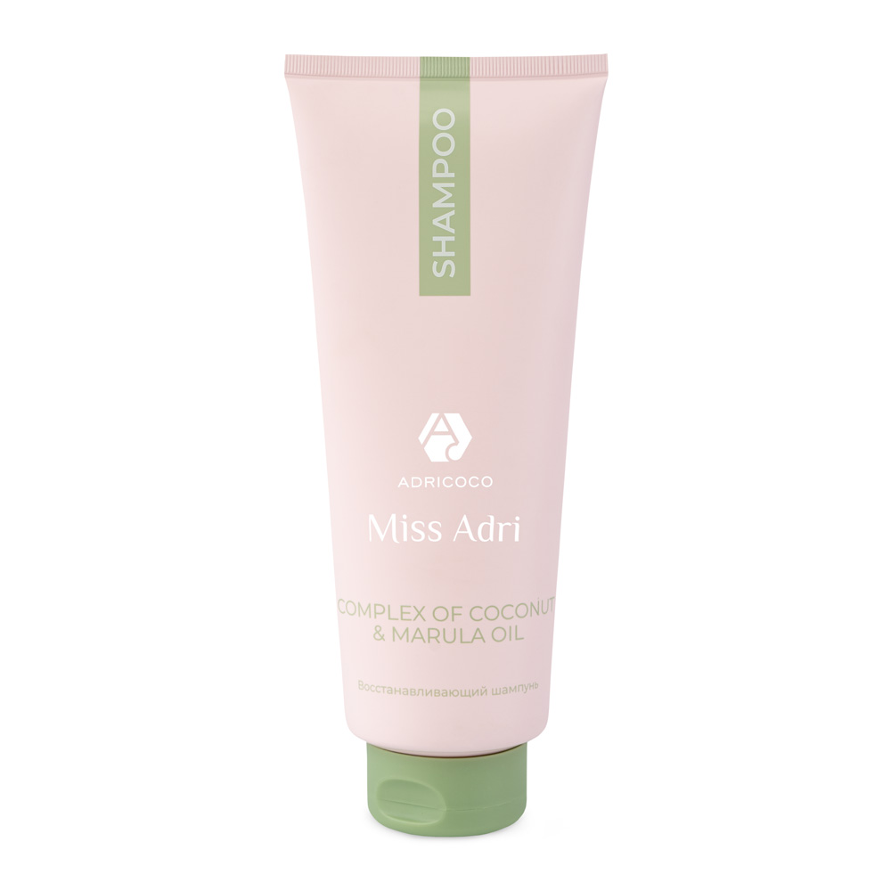 ВОССТАНОВЛЕНИЕ шампунь 400мл Miss Adri Complex of coconut & marula oil