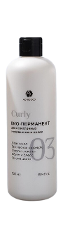 Био-перманент CURLY №3 для осветленных и окрашенных волос, ADRICOCO, 500 мл