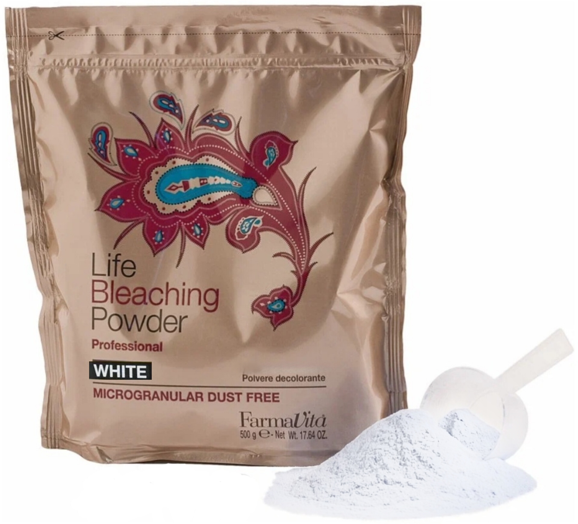 Белый обесцвечивающий порошок 7-8ур Life Bleaching Powder 500гр