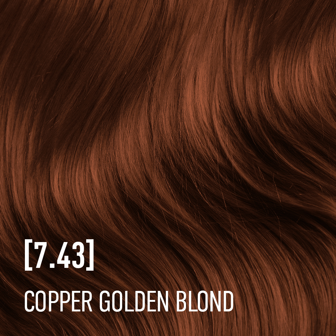 7.43 медно-золотистый блонд Copper golden blond ,100мл
