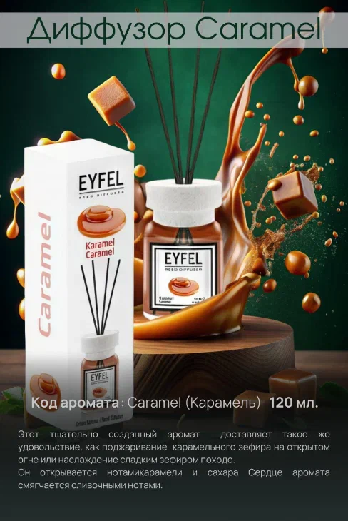 Аромадиффузор Карамель 120 ml