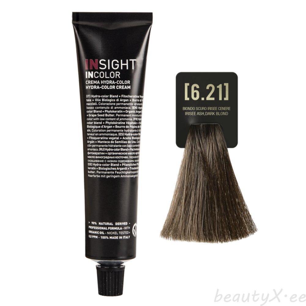6.21 пепельно-перламутровый темный блонд IRISEE ASH DARK BLOND, 100мл