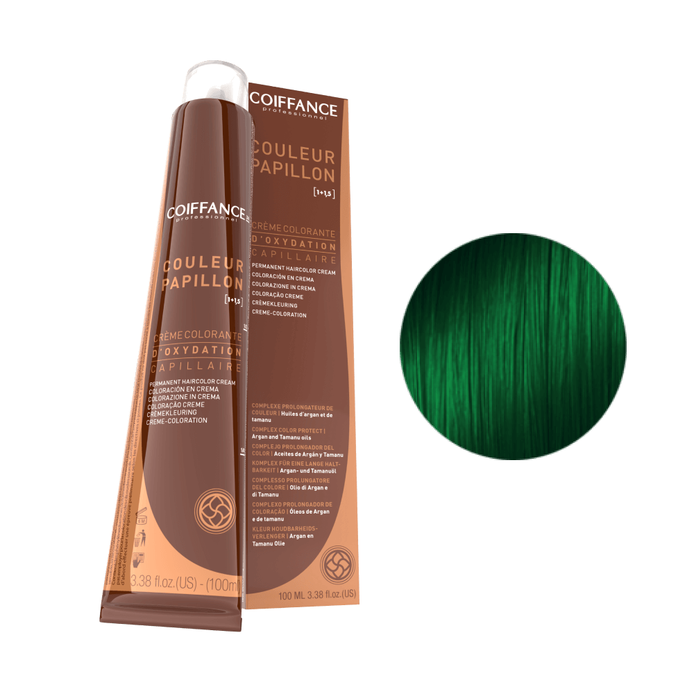 505MVE COLOR PAPILLON MIX VERT / GREEN крем-краска для волос COULEUR PAPILLON  100мл