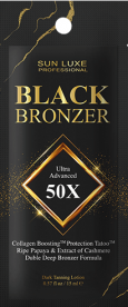 Крем для загара Black Bronzer 50x  санлюкс 15 мл.