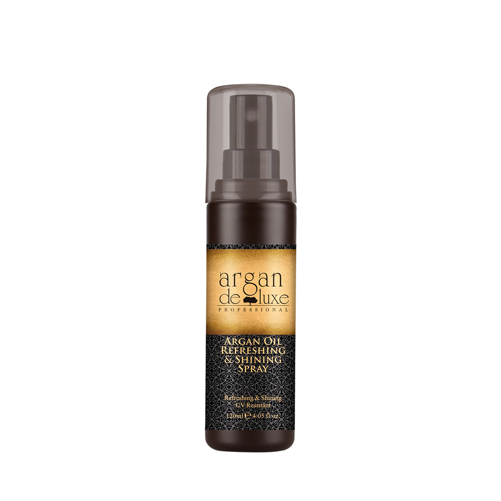 ДВУХФАЗНЫЙ СПРЕЙ-БЛЕСК / Argan deluxe Argan Oil Refreshing & Shining Spray 120мл