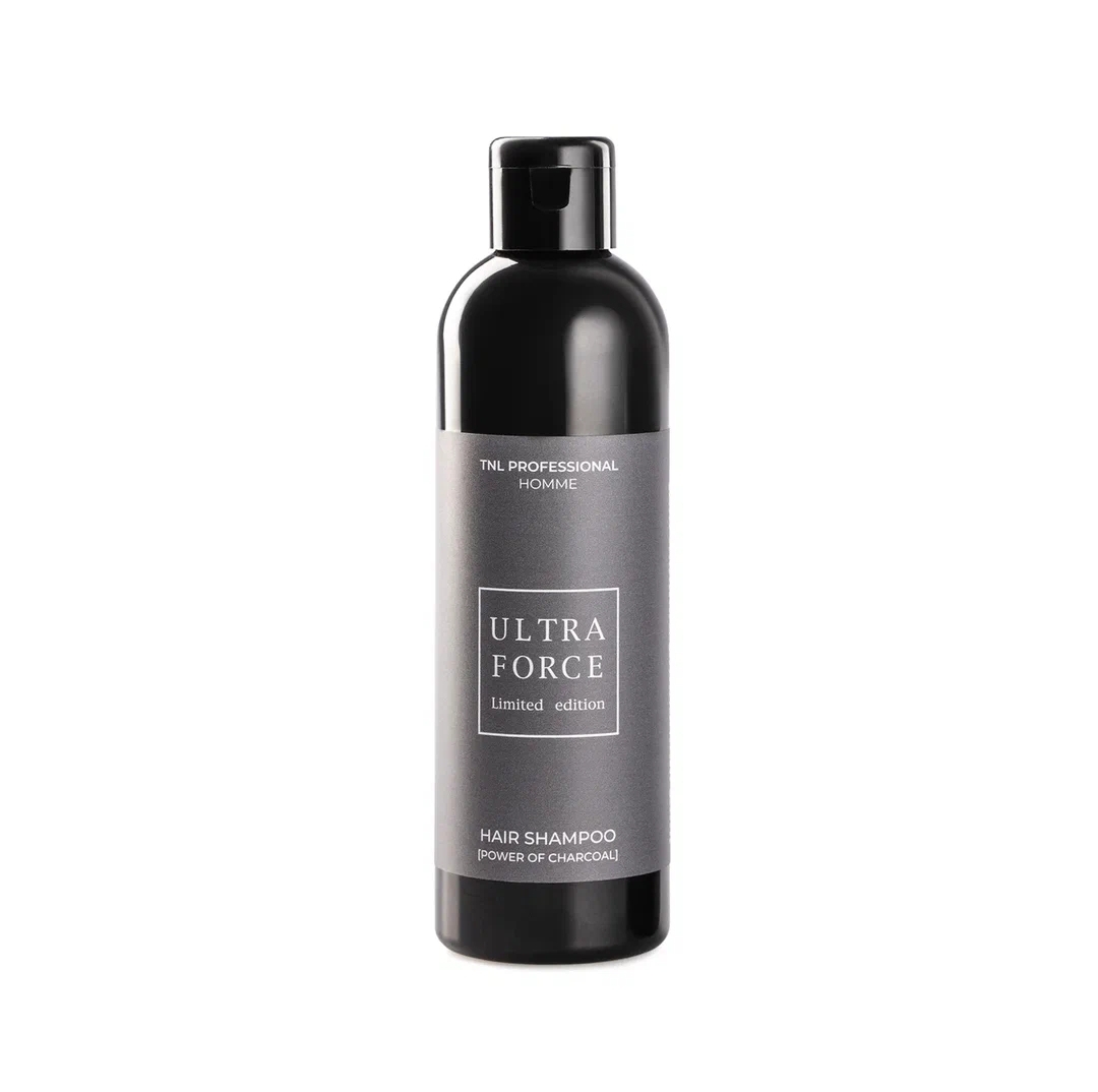 Мужской шампунь с углём 250мл TNL Ultra Force