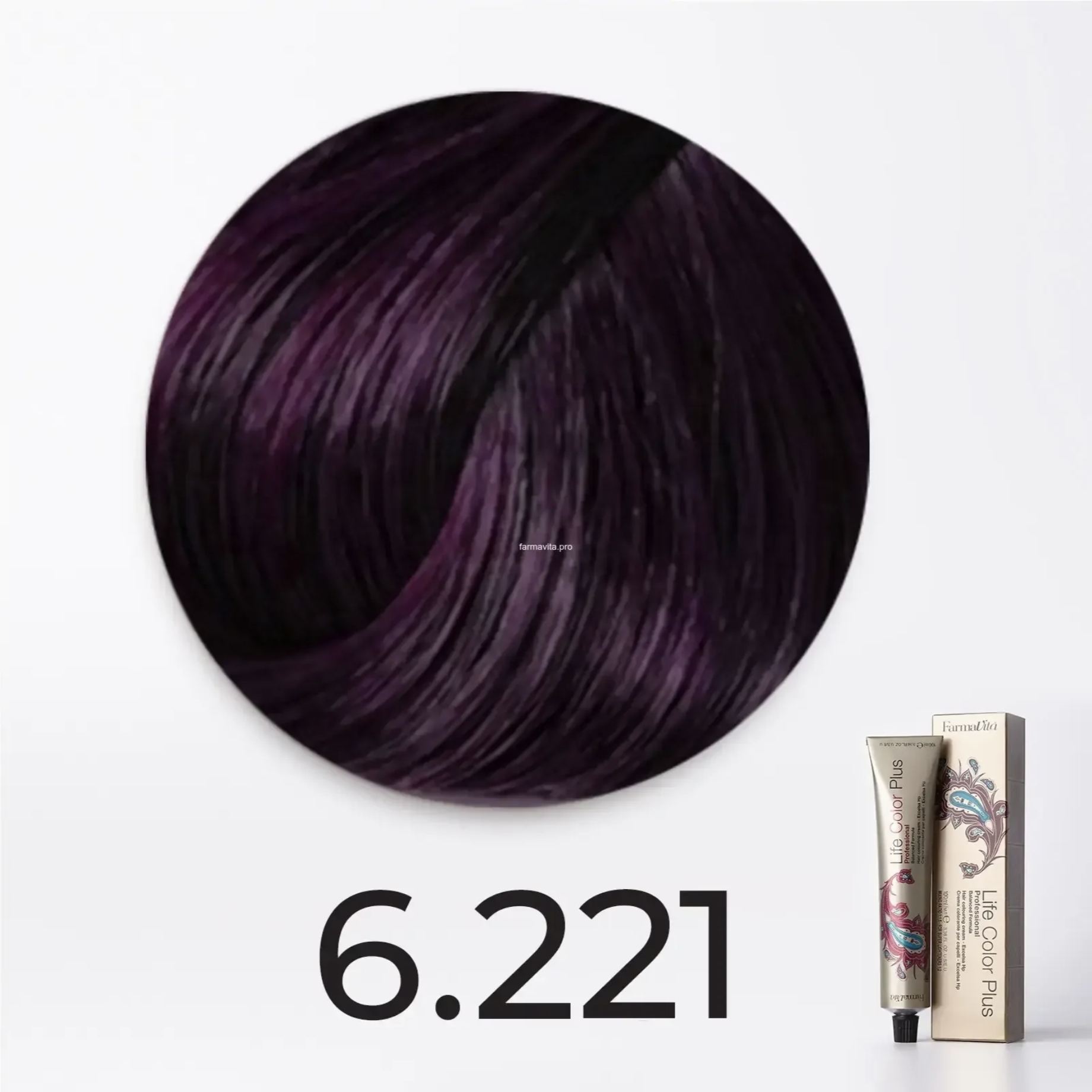 6.221 экстра фиолет.темный блондин  Life color