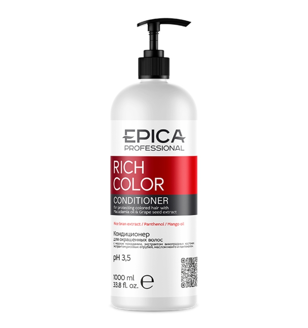 Кондиционер д/окраш волос 1л. EPICA Professional Rich Color