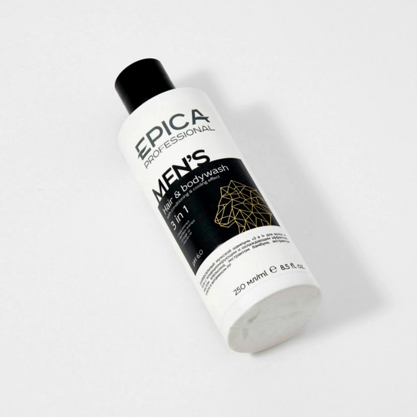Мужской шампунь д/волос и тела 250мл, EPICA Professional Men's