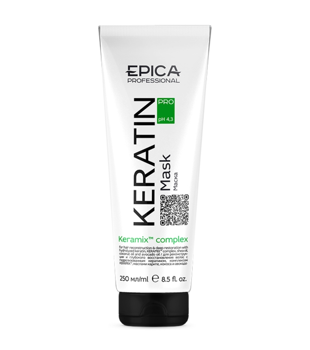 Маска д/реконструкции волос 250мл. EPICA Professional Keratin PRO
