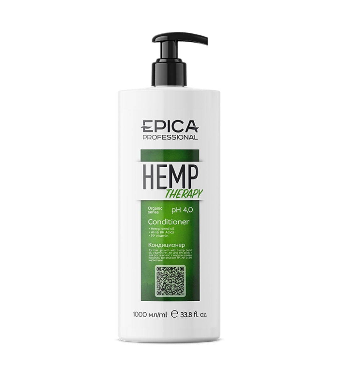 Кондиционер д/роста волос 1л. EPICA Professional Hemp therapy ORGANIC