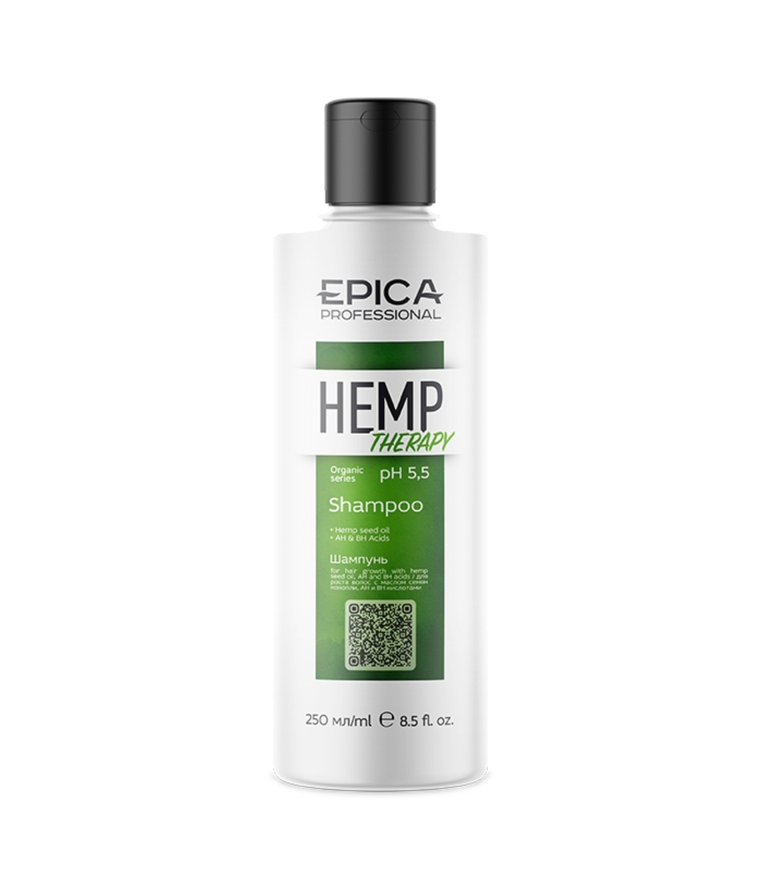 Шампунь д/роста волос 250л. EPICA Professional Hemp therapy ORGANIC