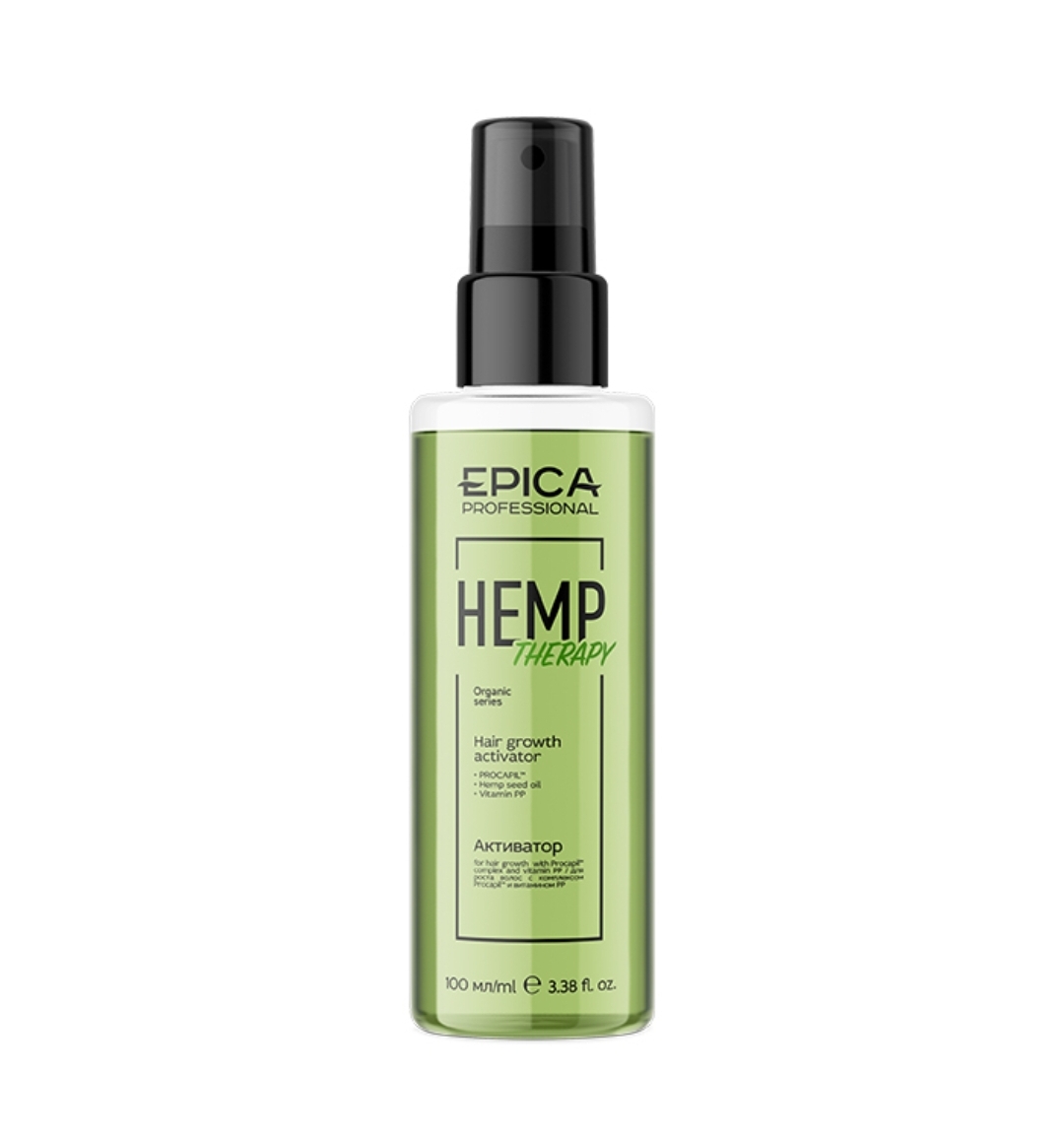 Активатор роста волос 100мл. EPICA Professional Hemp therapy ORGANIC