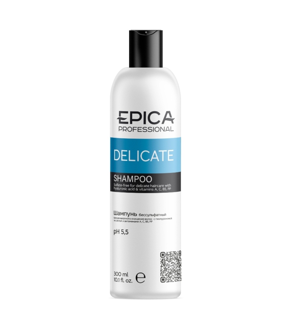 Бессульфатный шампунь 300мл. Delicate EPICA Professional