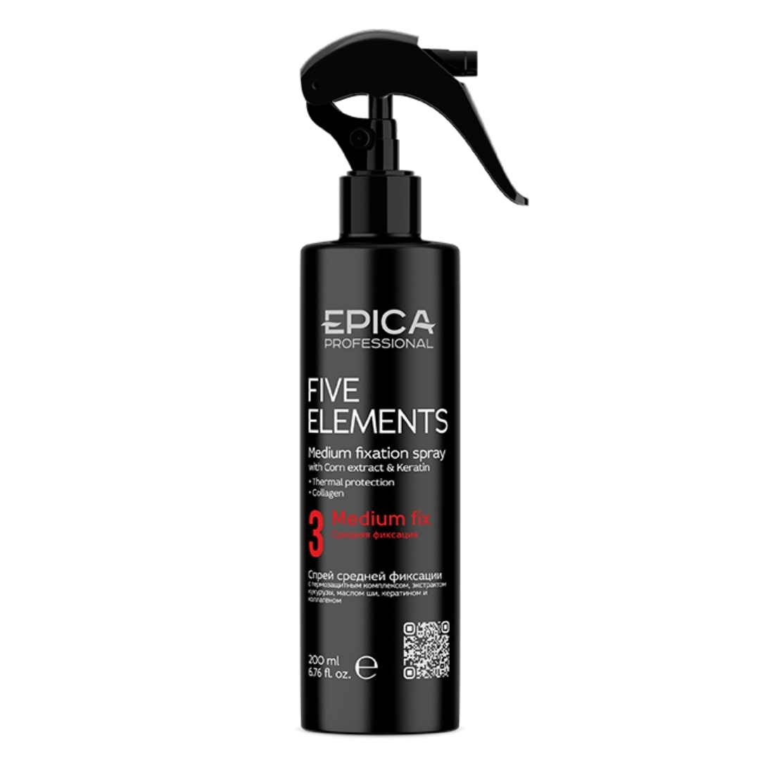 Спрей средней фиксации 200мл Five Elements EPICA Professional