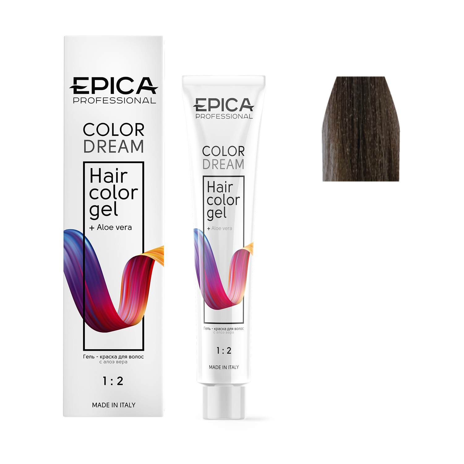 7.18 EPICA Professional COLORDREAM Гель-краска русый пепельно-жемчужный, 100 мл.