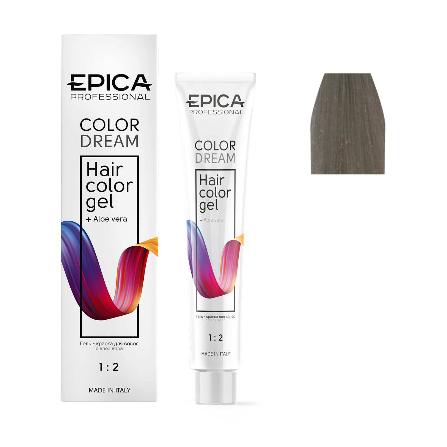 10.18 EPICA Professional COLORDREAM Гель-краска светлый блондин пепельно-жемчужный, 100 мл.