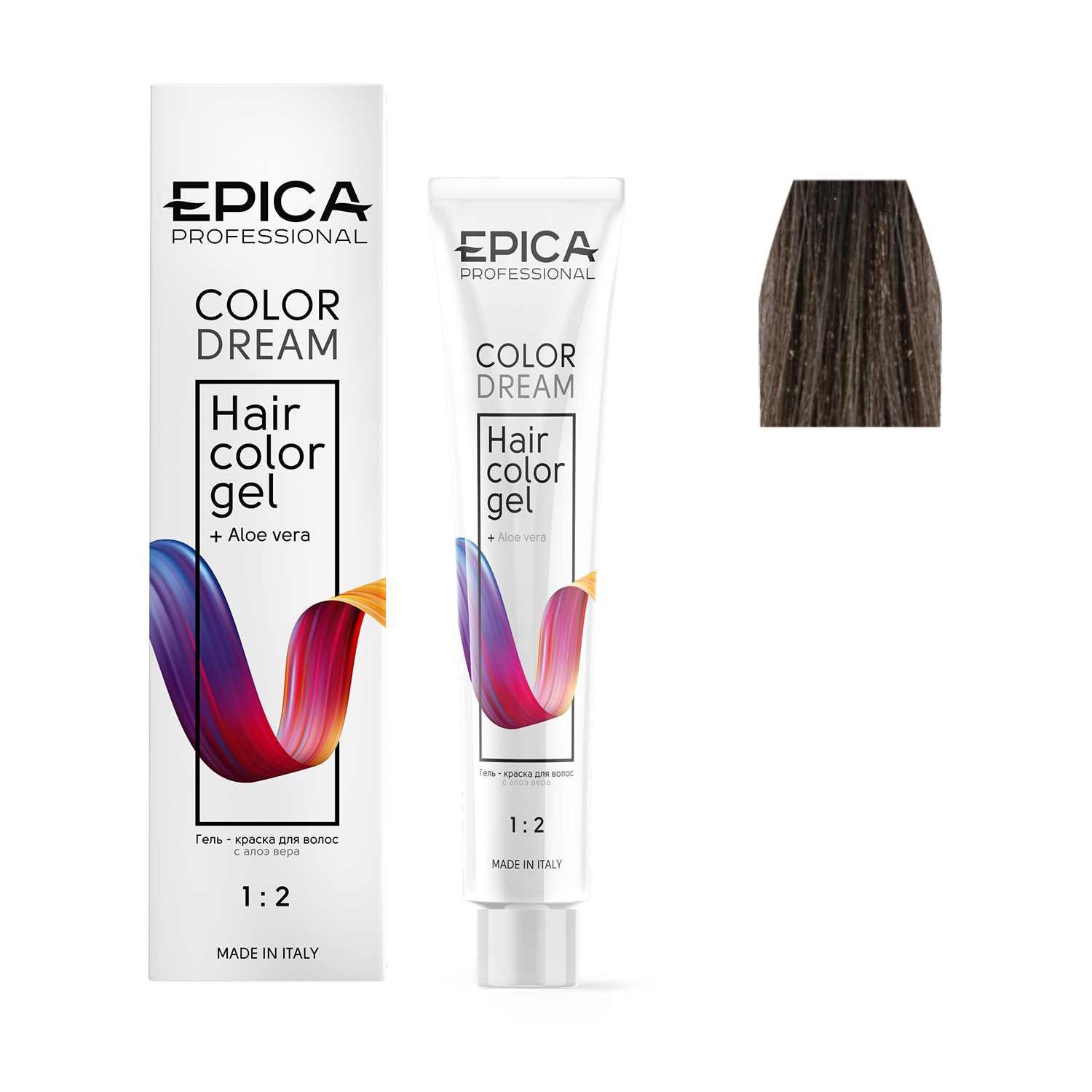 7.17 EPICA Professional COLORDREAM Гель-краска русый древесный, 100 мл.