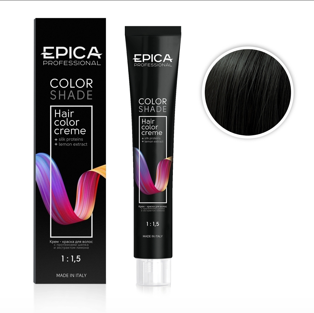 3.0 EPICA Professional COLORSHADE Крем-краска темный шатен холодный, 100 мл.