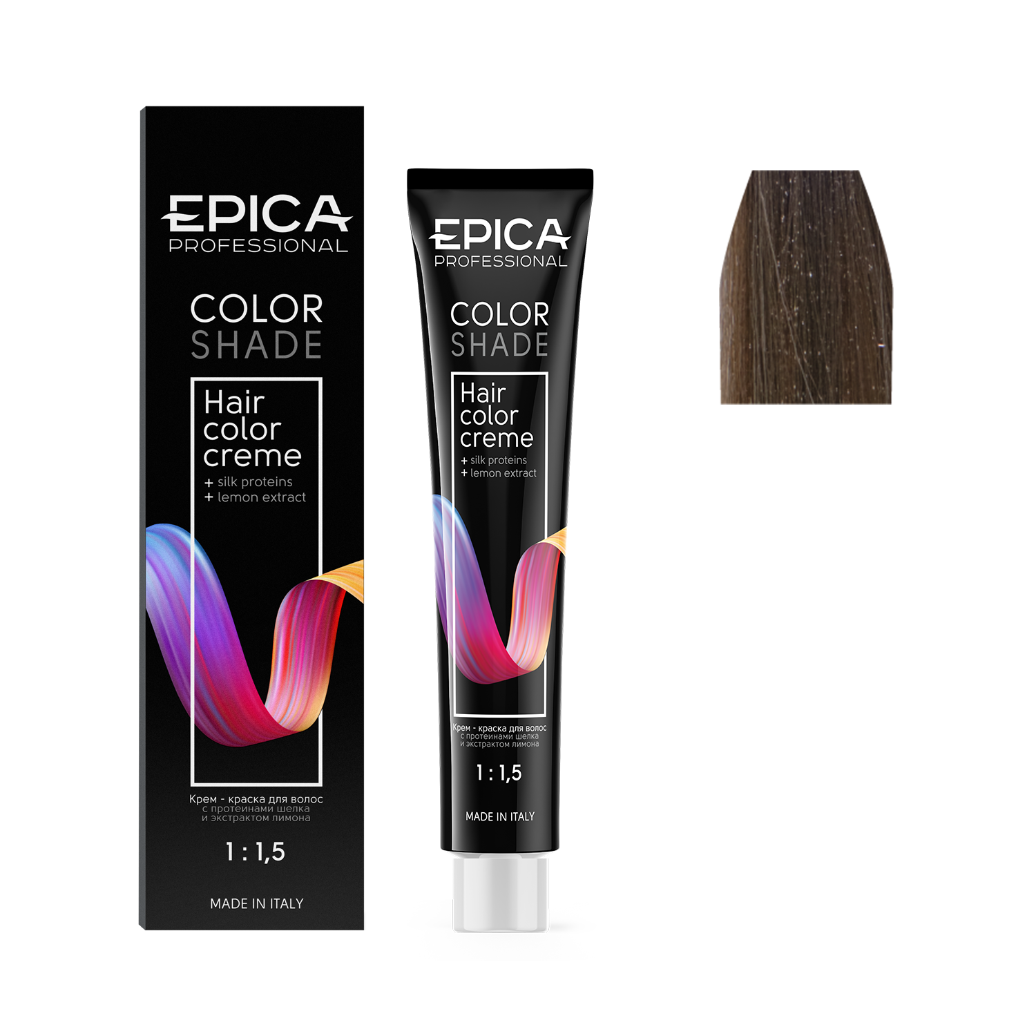 8.0 EPICA Professional COLORSHADE Крем-краска светло-русый натуральный холодный, 100 мл.