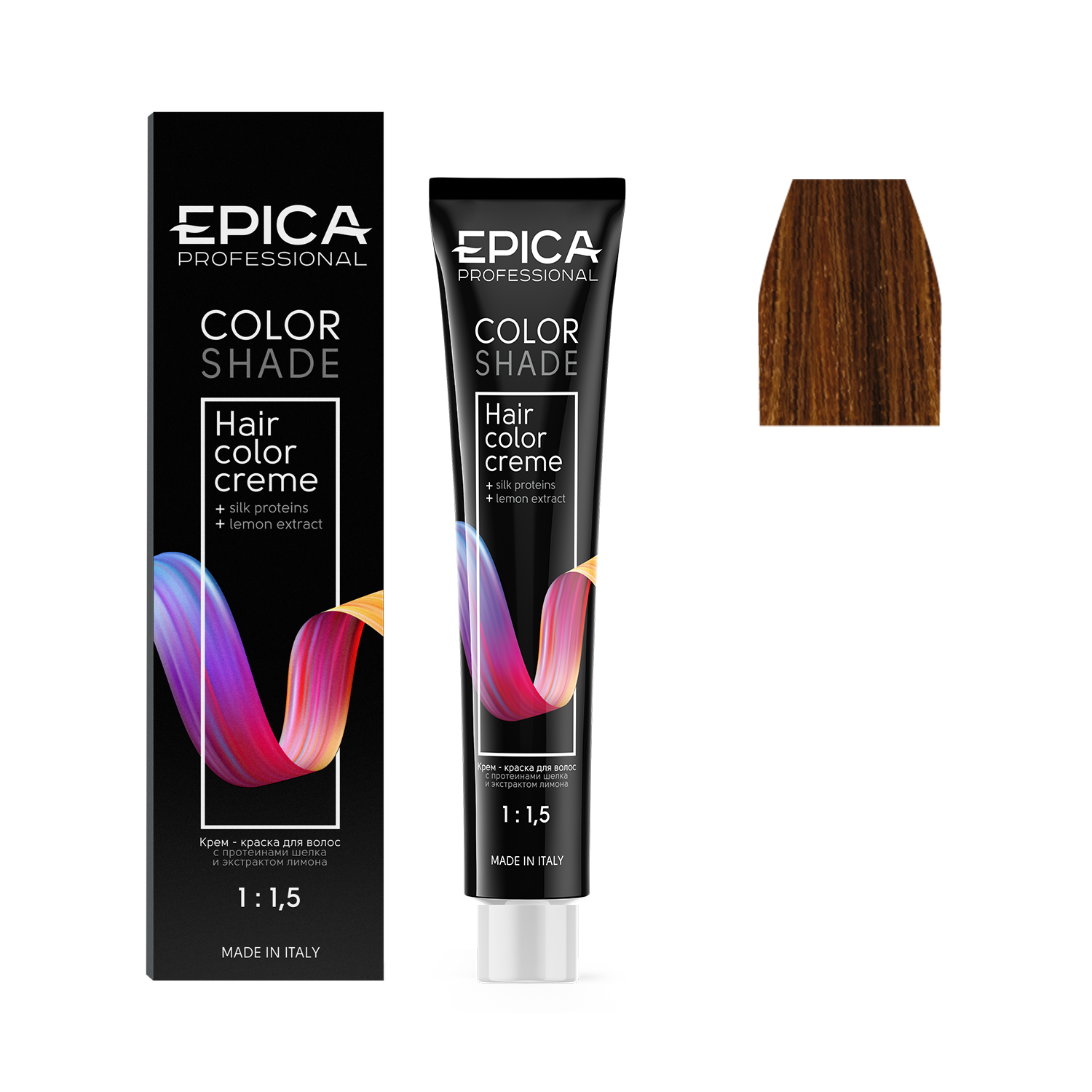 8.45 EPICA Professional COLORSHADE Крем-краска светло-русый медно махагоновый, 100 мл.