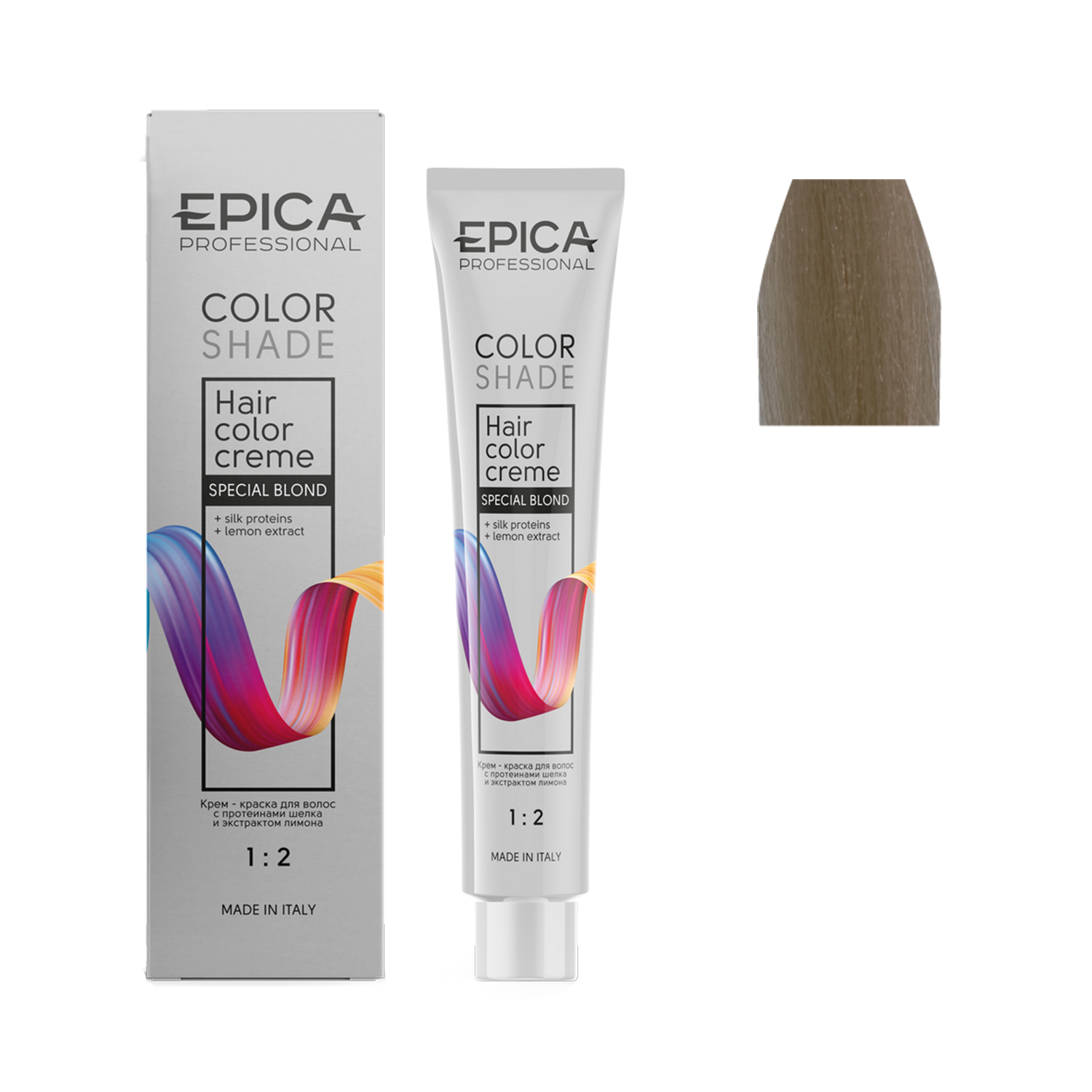 12.10 EPICA Professional COLORSHADE Крем-краска специальный блонд пепельный, 100 мл.