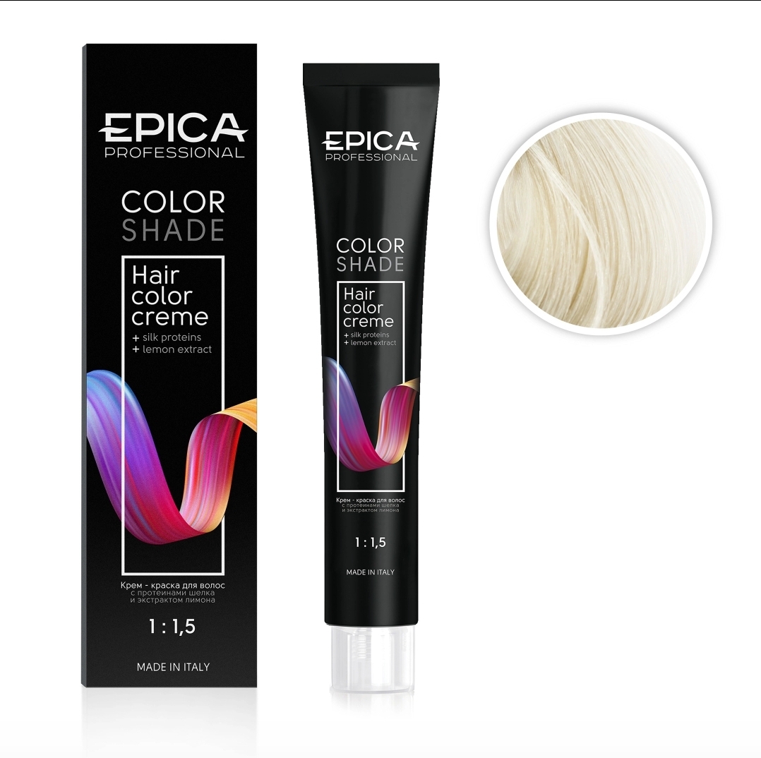 Antiyellow EPICA Professional COLORSHADE Крем-краска КОРРЕКТОР анти-желтый, 100 мл.