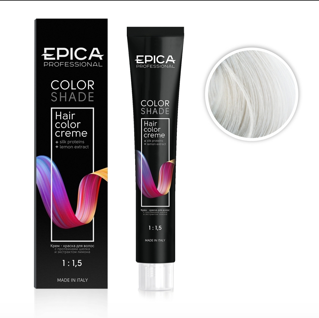 001 Ice EPICA Professional COLORSHADE Крем-краска пастельное тонирование Лед, 100 мл.