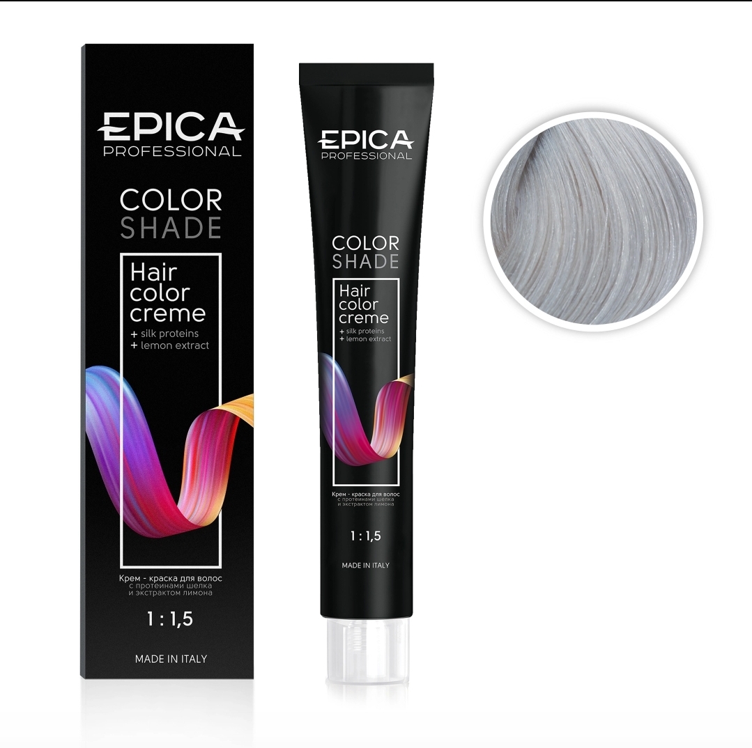 11 Steel EPICA Professional COLORSHADE Крем-краска пастельное тонирование Сталь, 100 мл.