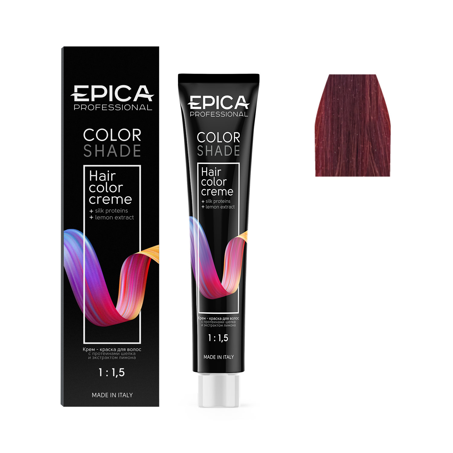 8.62 EPICA Professional COLORSHADE Крем-краска светло-русый красно-фиолетовый, 100 мл.