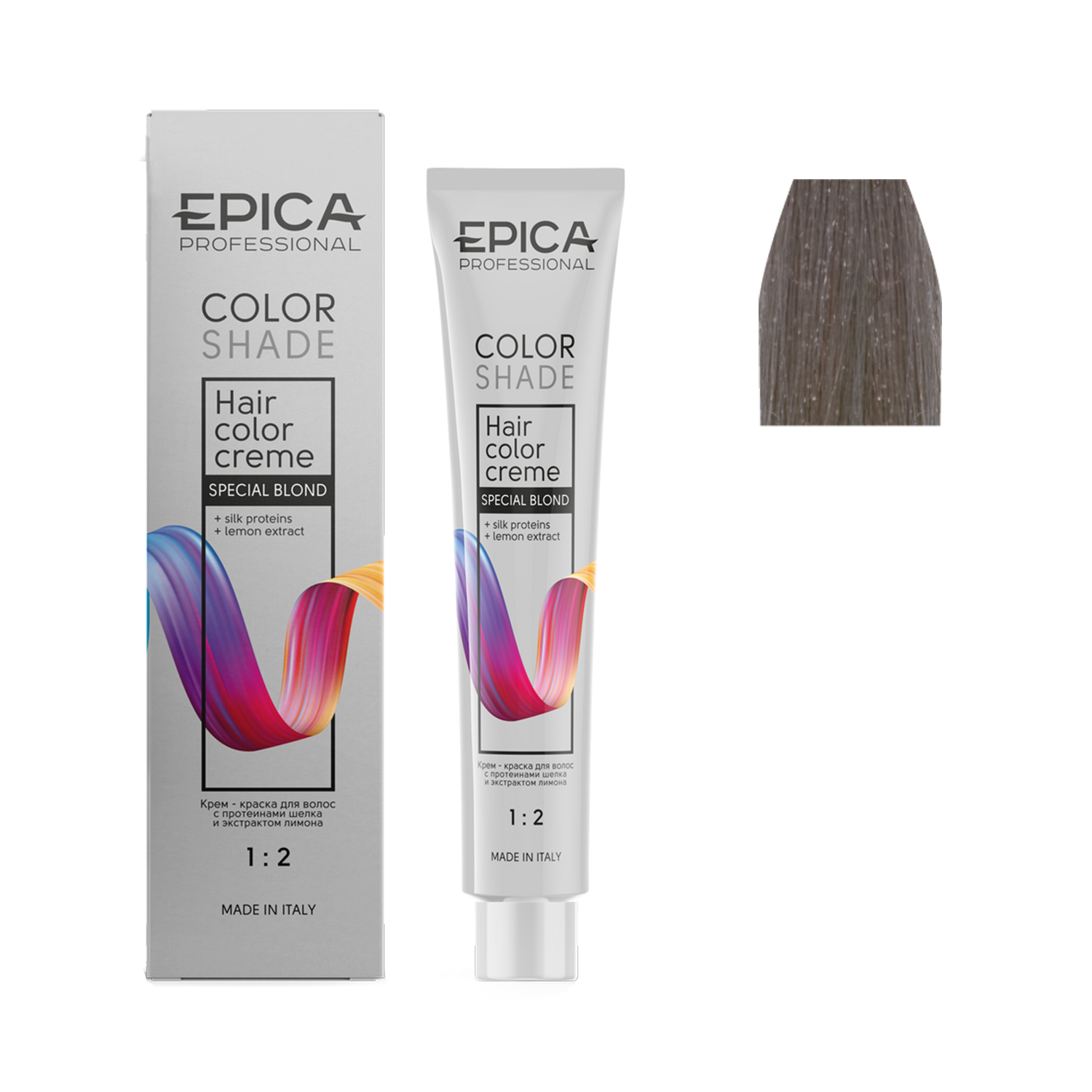 12.112 EPICA Professional COLORSHADE Крем-краска спец. блондин интенсивно-пепельный перламутр,100 мл