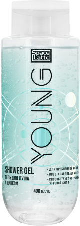 Гель для душа с цинком YOUNG 400мл