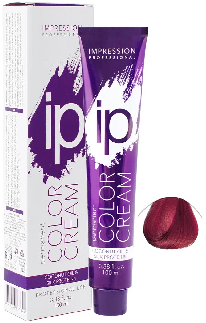 0.65 Стойкая крем-краска тон Корректор "Фиолетово-красный" 100мл