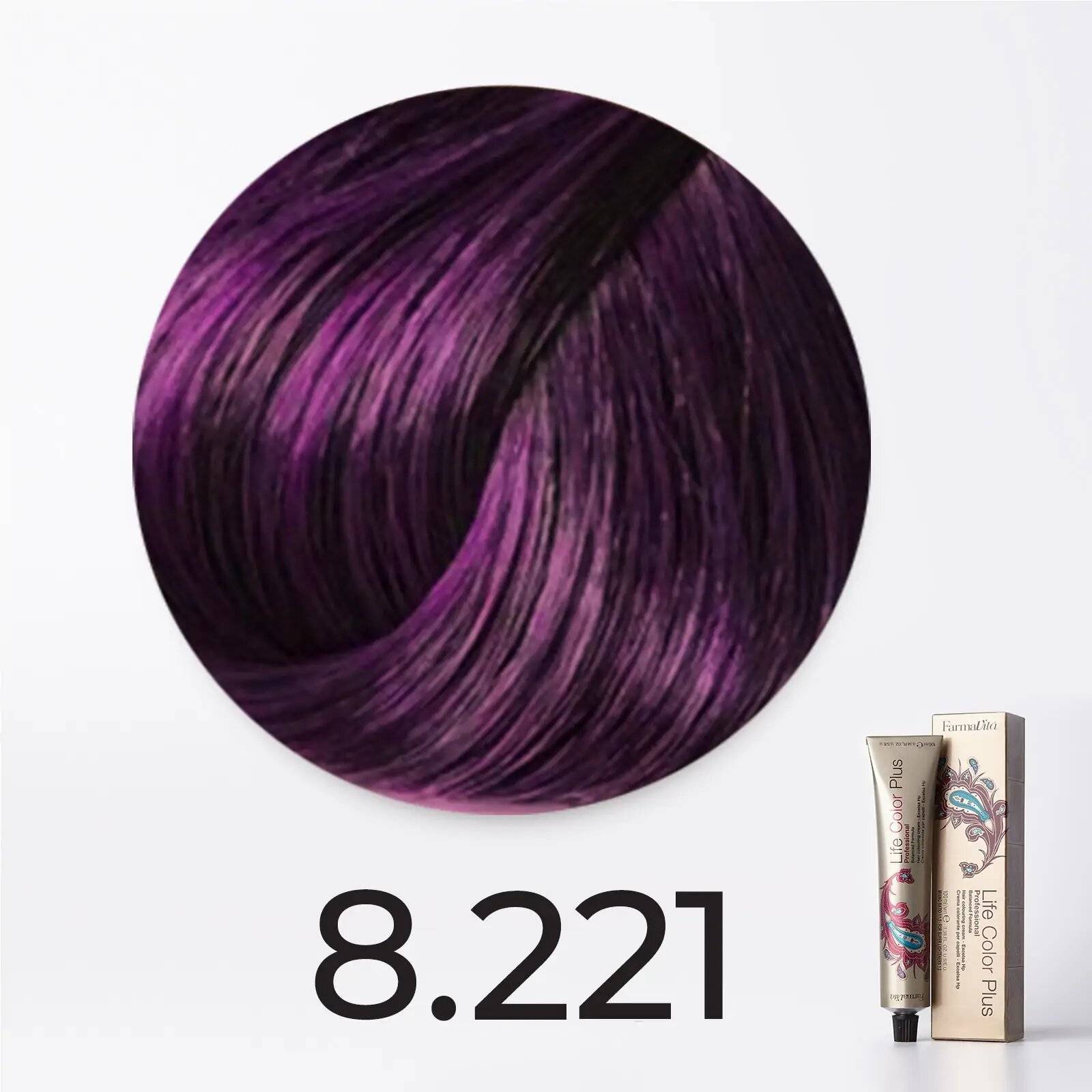 8.221 экстра фиолет.светлый блондин  Life Color