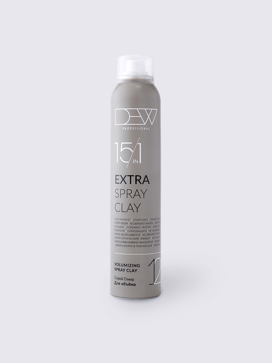 DEW PROFESSIONAL, 15 в 1 Спрей глина для объёма, 200мл