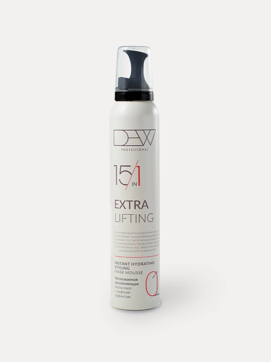 DEW PROFESSIONAL, 15 в 1 Несмываемая увлажняющая маска мусс с лифтинг-эффектом, 200мл