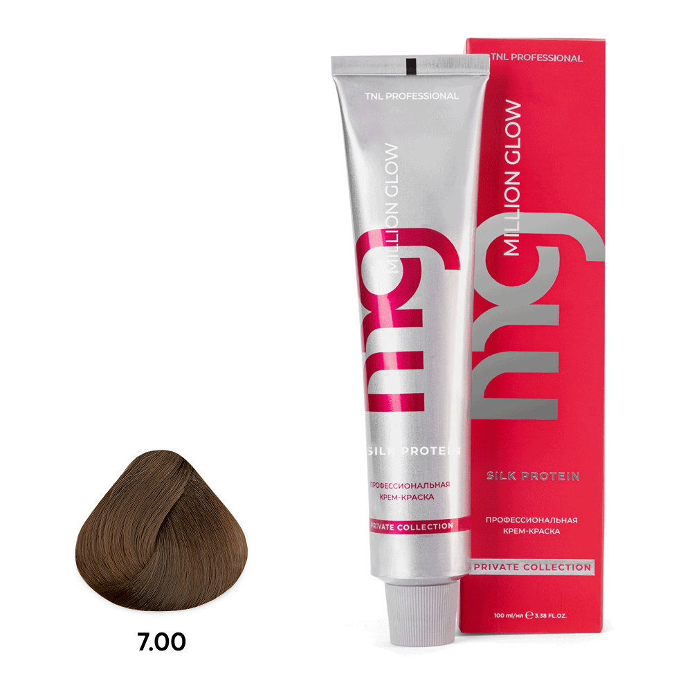 7.00 (М) Крем-краска TNL Private collection,  Блонд интенсивный  100 мл