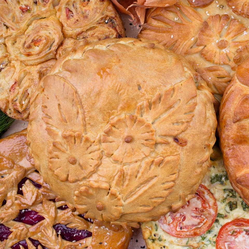 пирог с филе семги