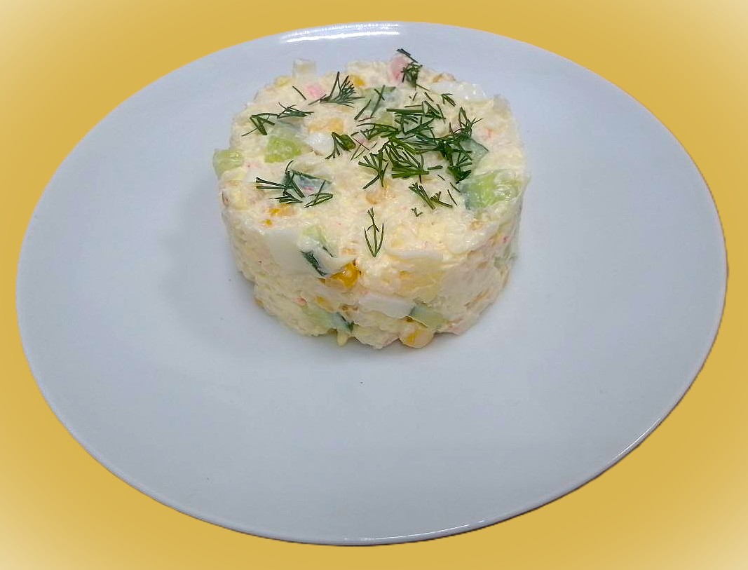 Салат крабовый 1 кг/ 500 г