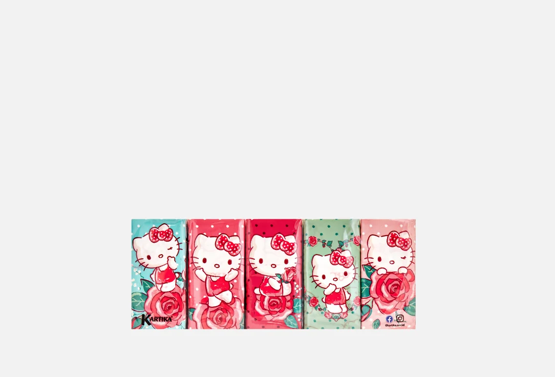 Бумажные платочки (в ассортименте) WORLD CART Hello Kitty