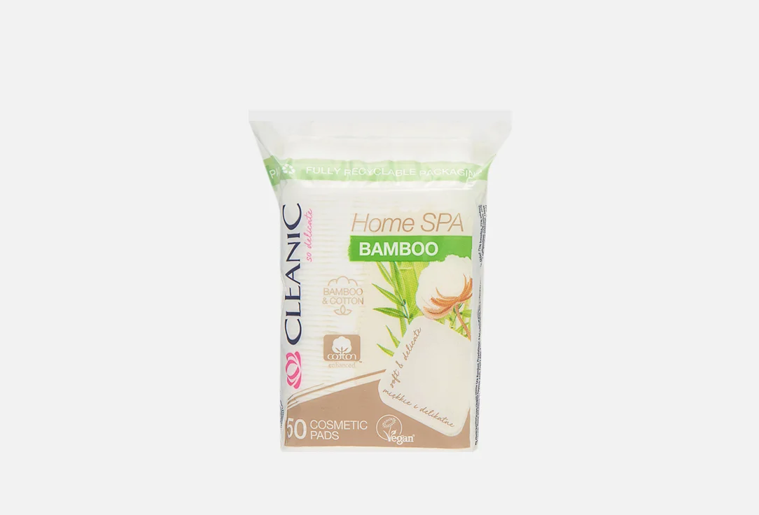 🇵🇱 Ватные диски Cleanic Home Spa Bamboo