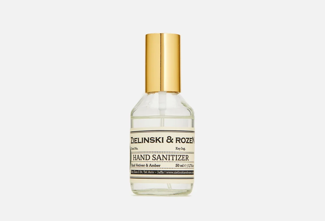 Спрей для рук Zielinski & Rozen Black Vetiver, Amber