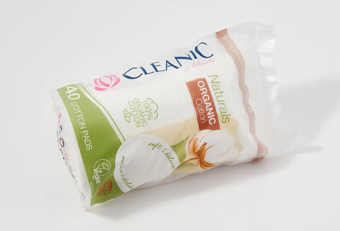 Ватные диски Cleanic Naturals Organic Cotton