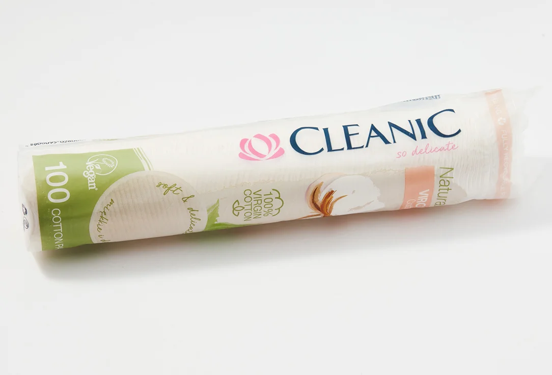 Ватные диски Cleanic Naturals Virgin Cotton