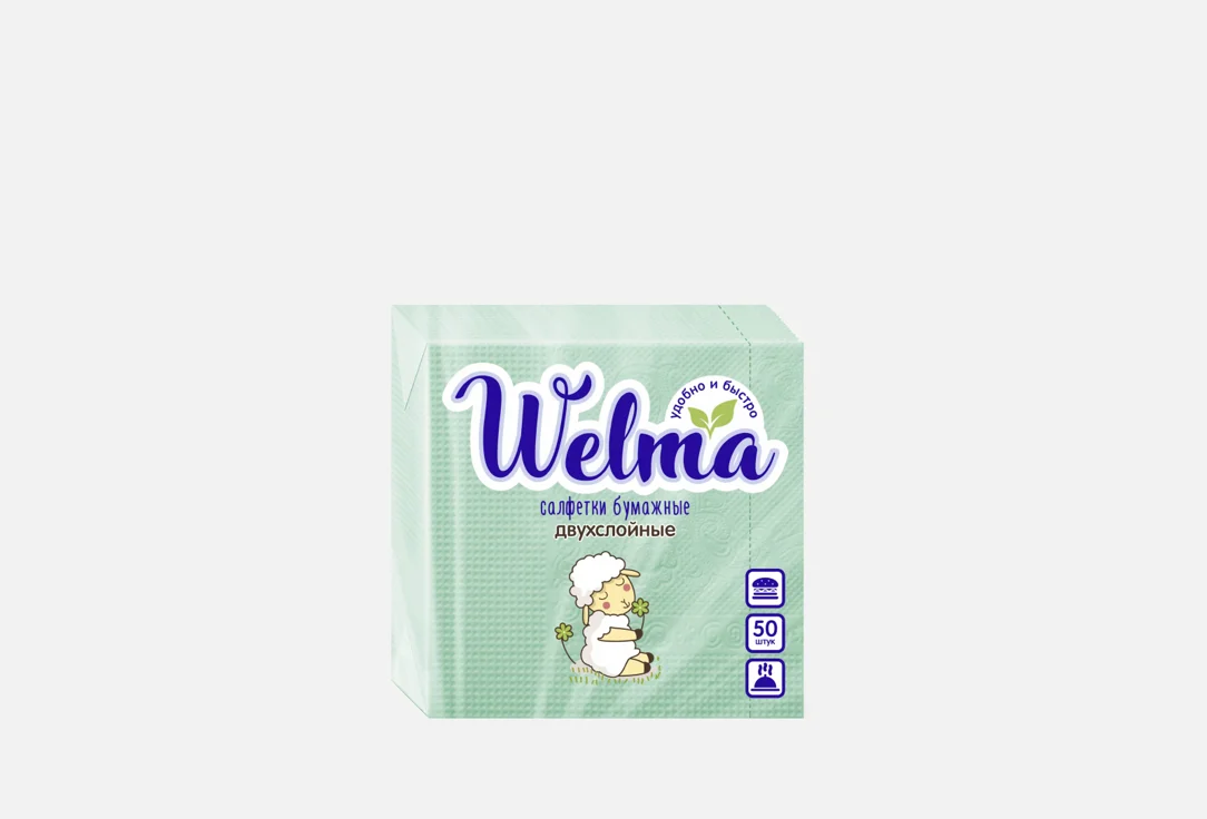 Салфетки WELMA paper napkins in pastel colors